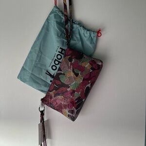 HOBO Darcy Leather Convertible Crossbody/Wristlet/Baguette in Fall Foliage